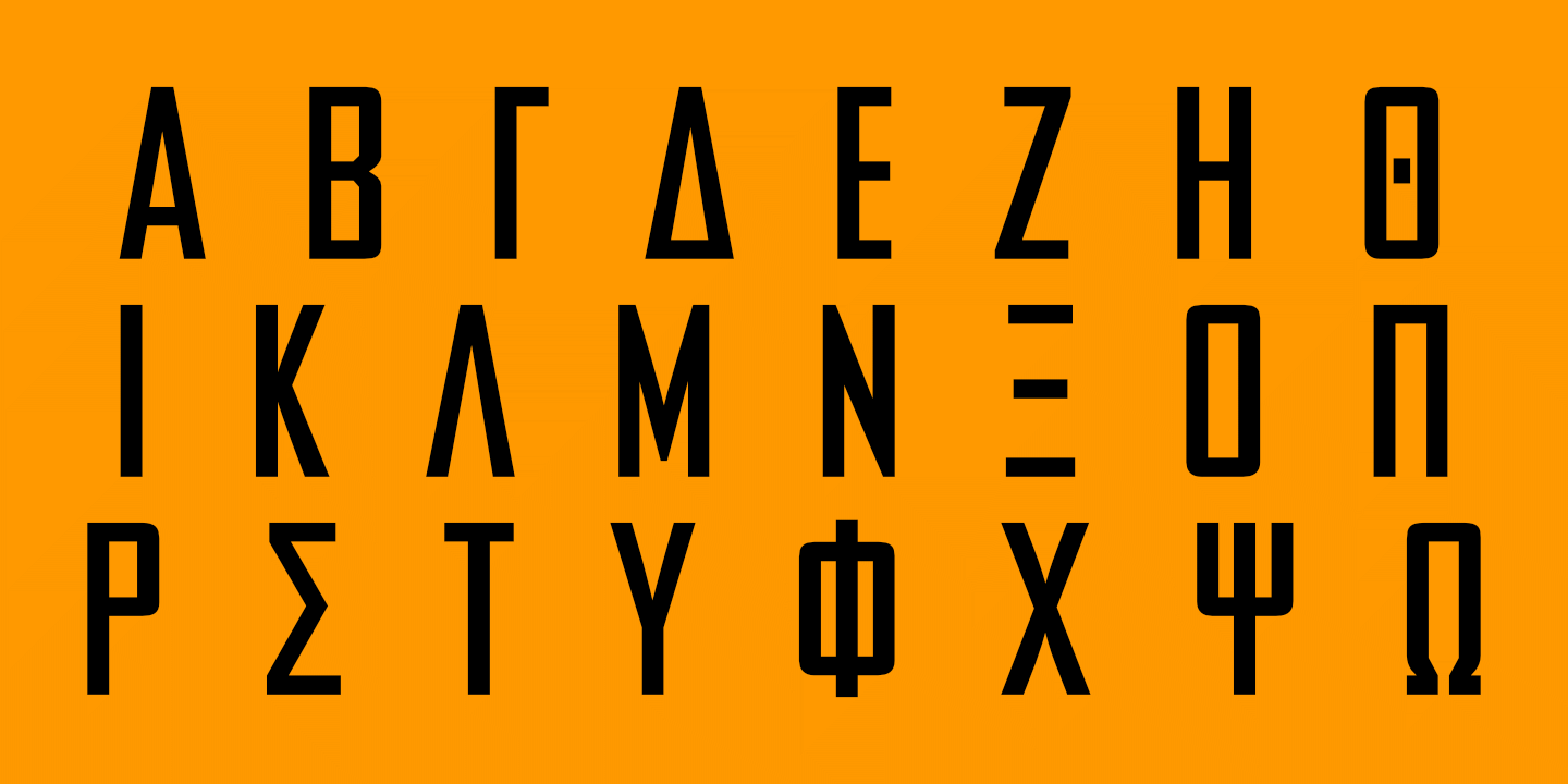 Greek Alphabet