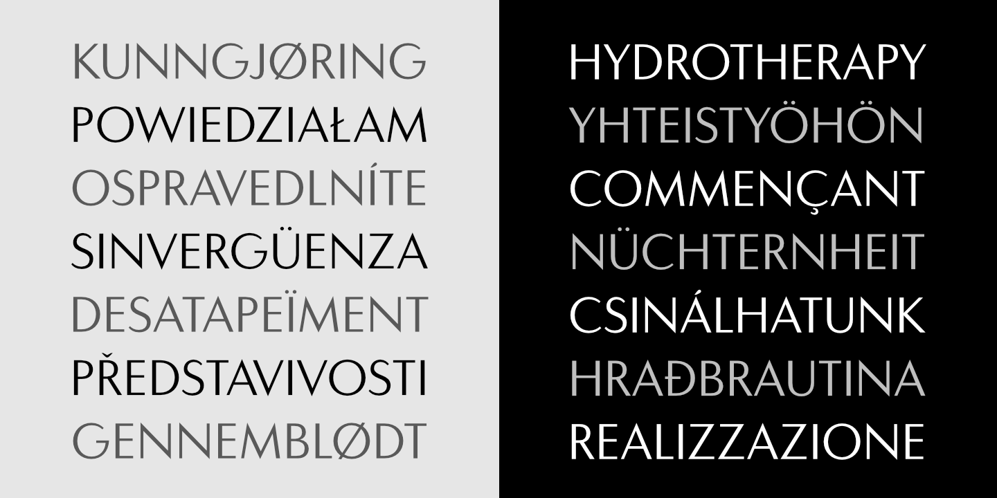 Font poster