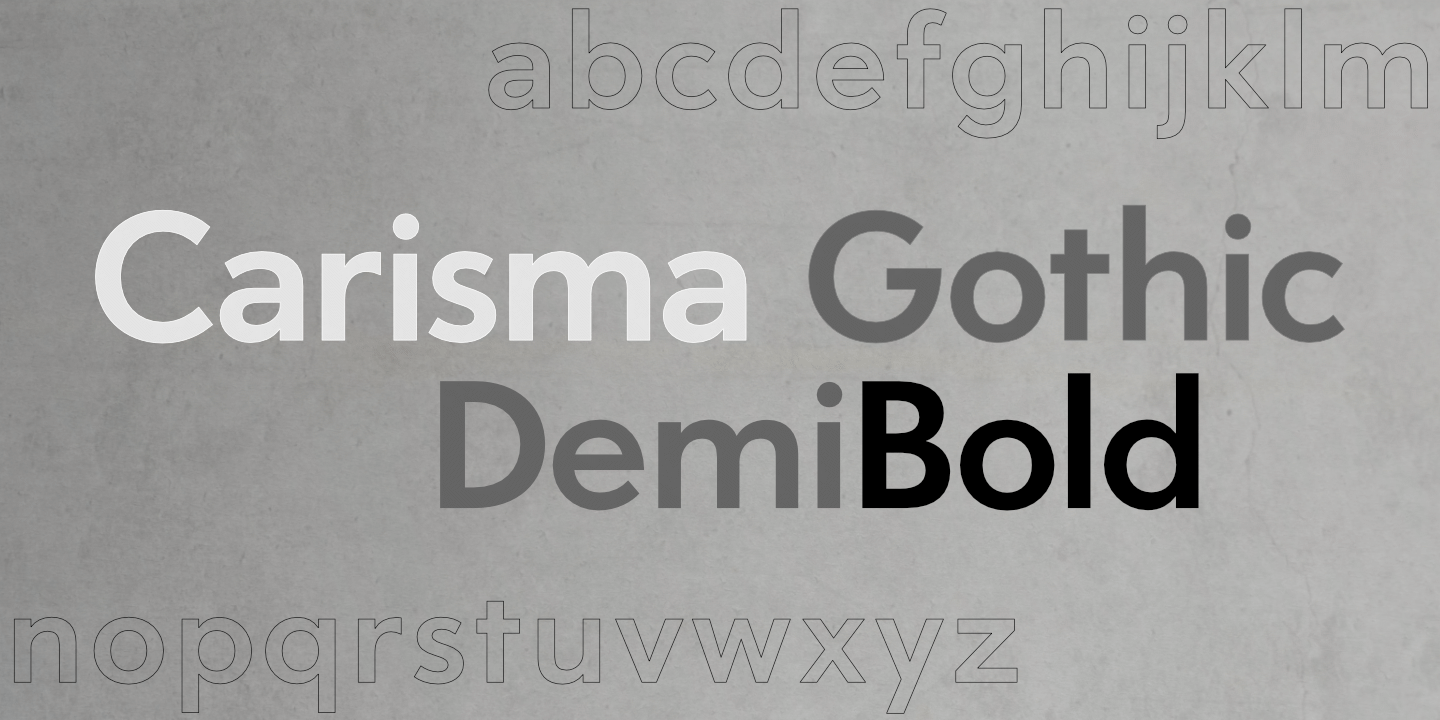Font poster