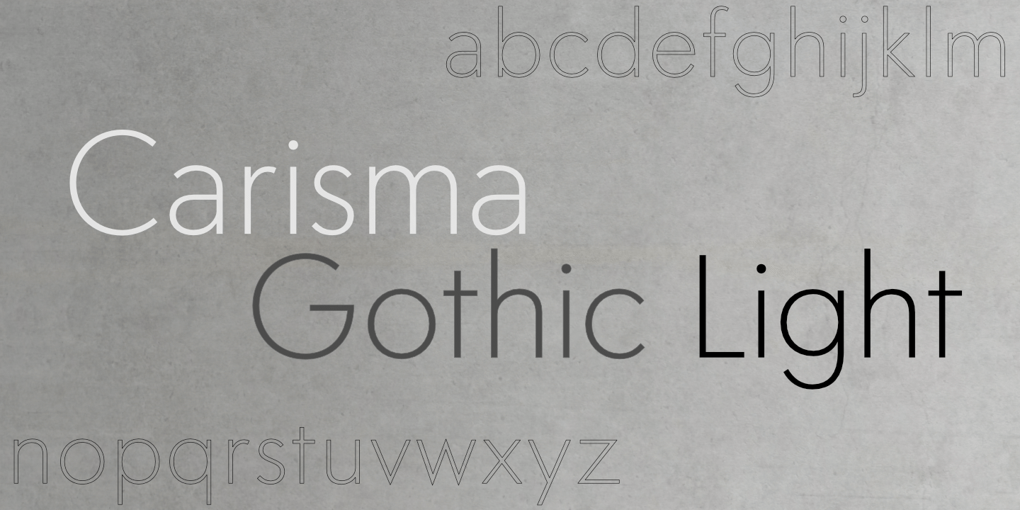 Font poster