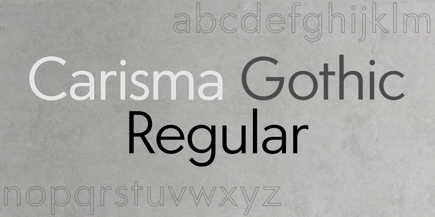 Font poster