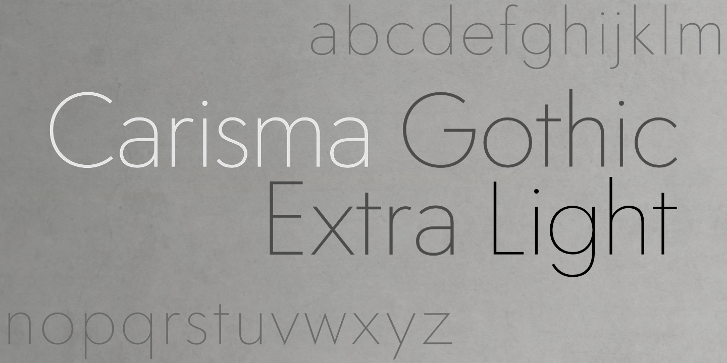 Font poster