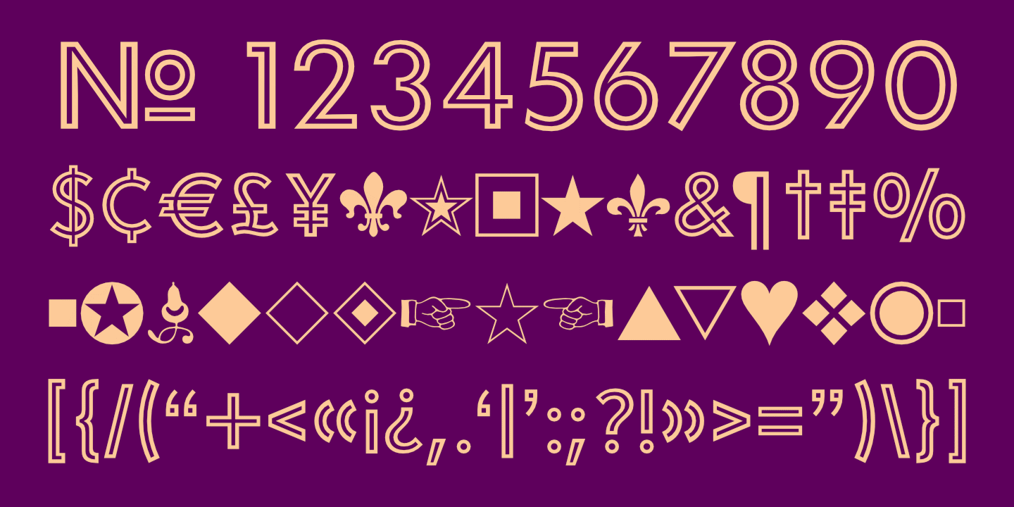 Numerals, Punctuation, etc.