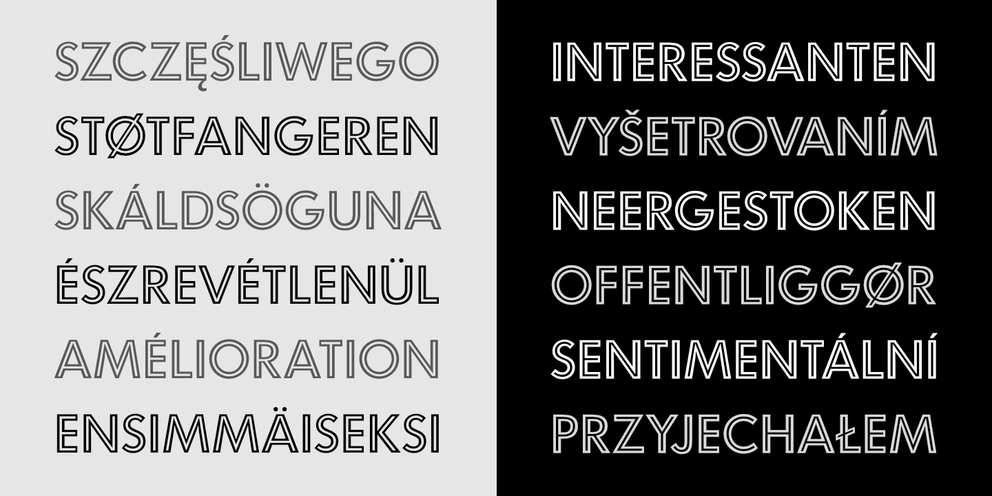 Stacked Text