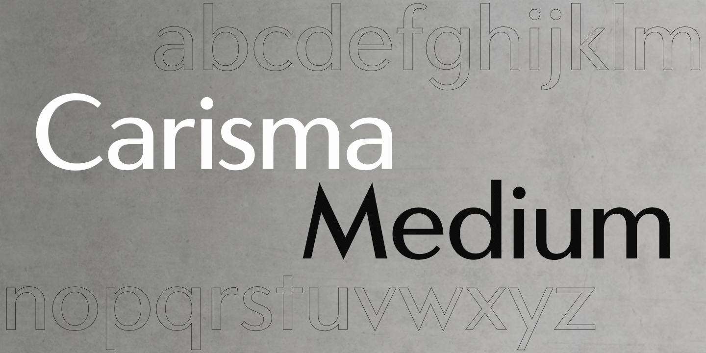 Font poster
