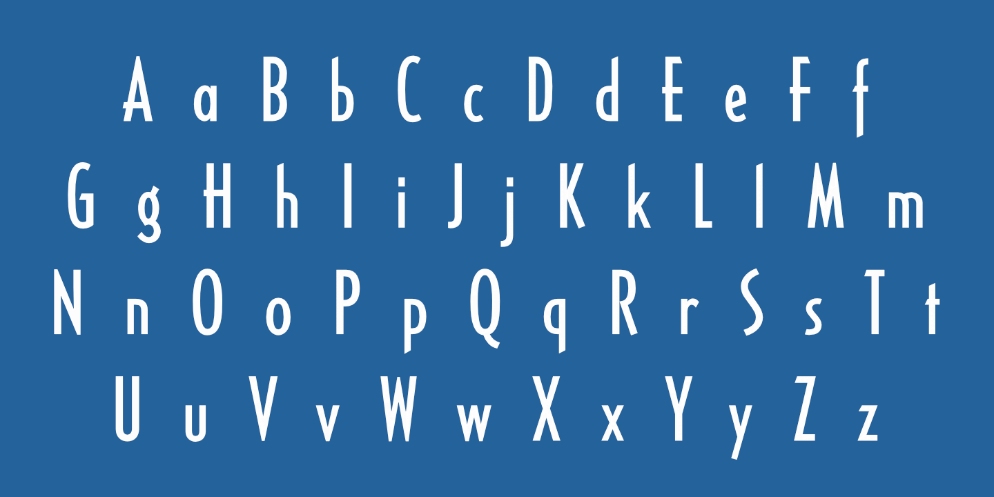 font poster