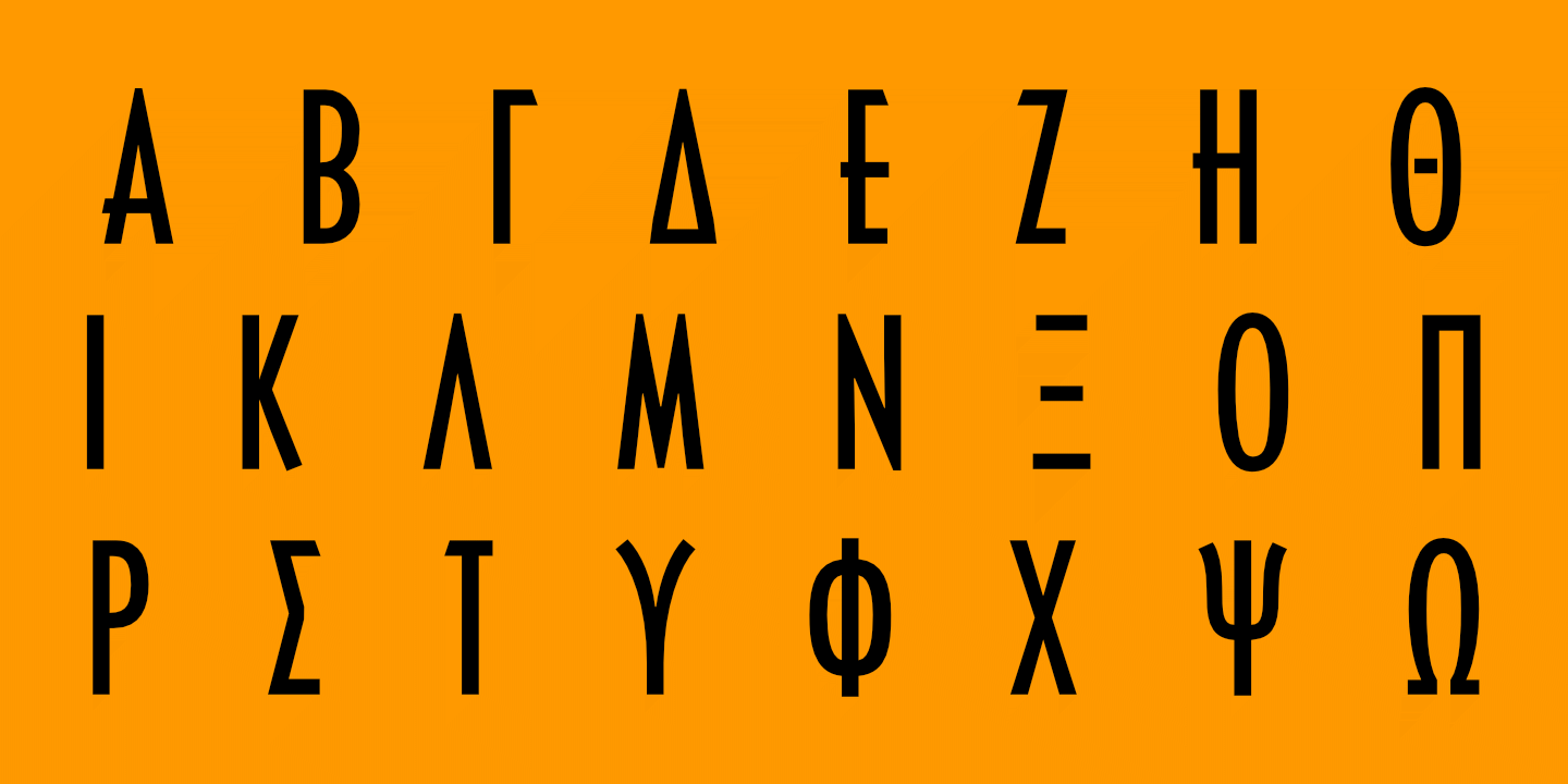 Greek Alphabet