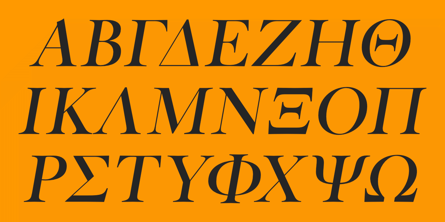 Greek Alphabet
