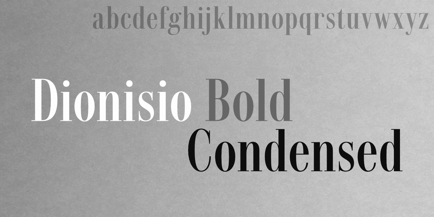 Font poster