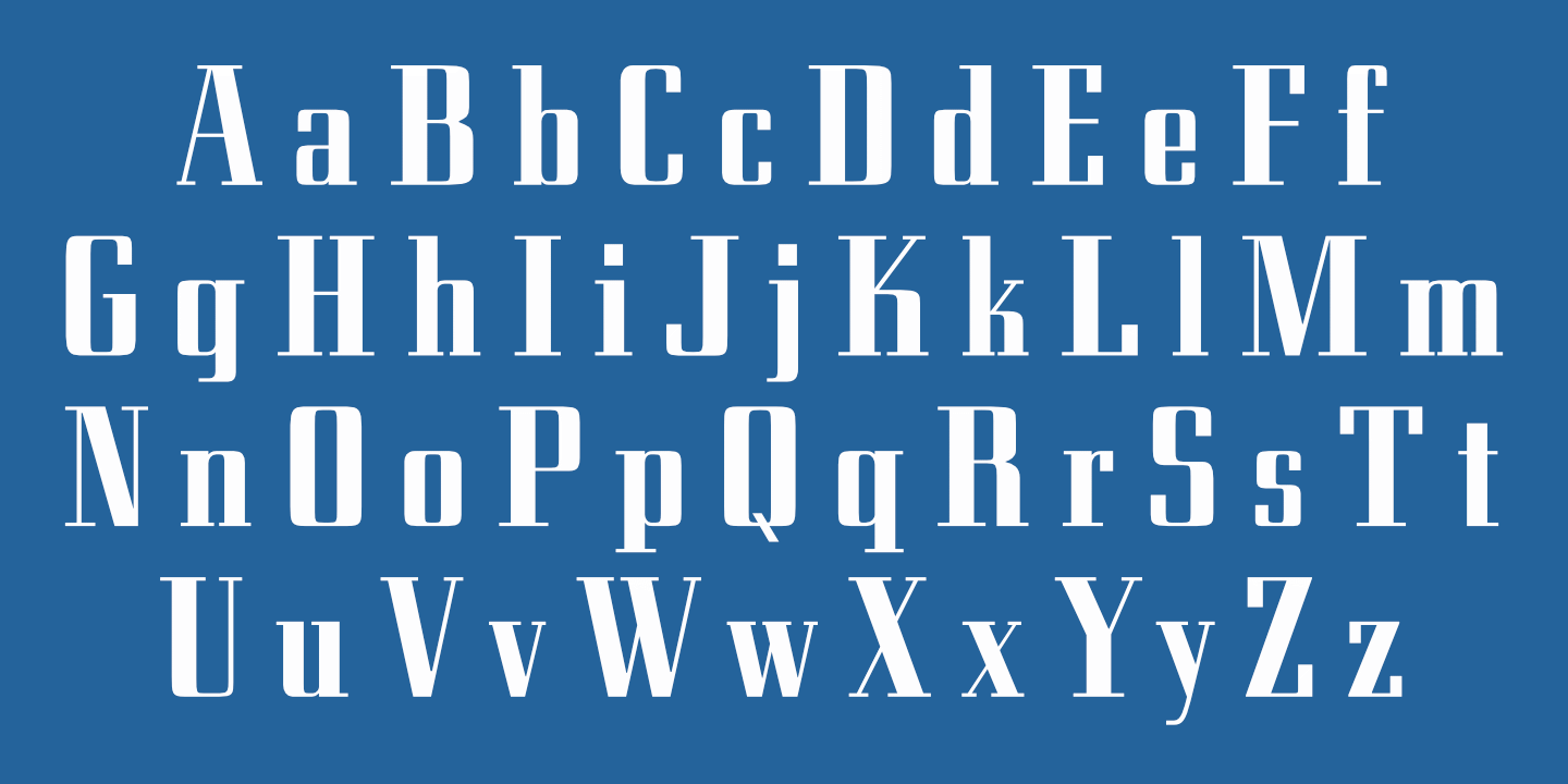 font poster