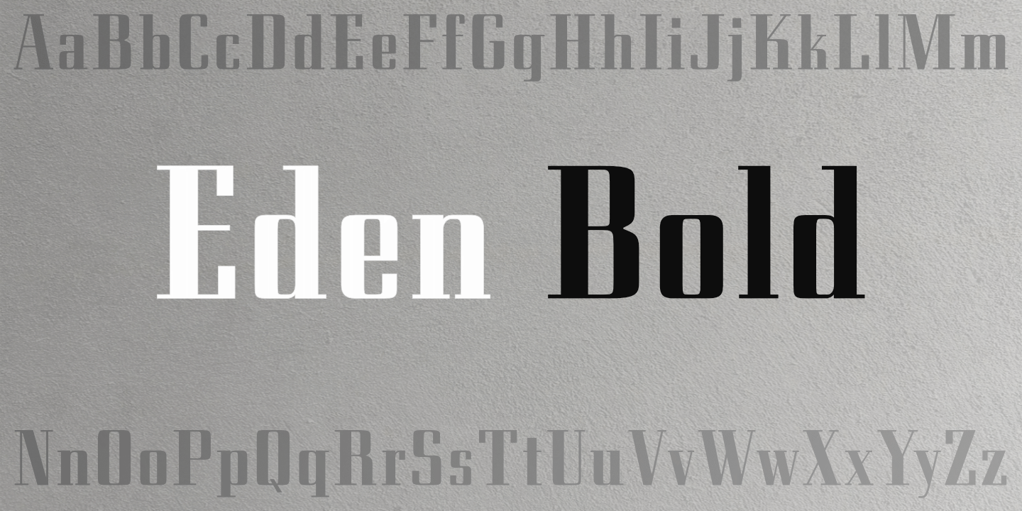 Font poster