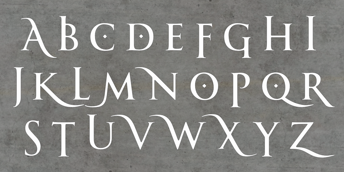Font poster