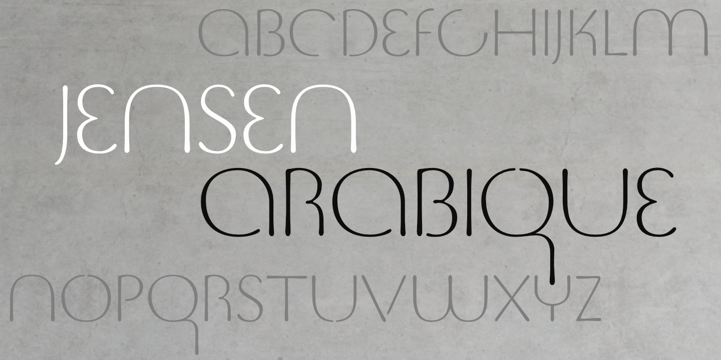 Font poster