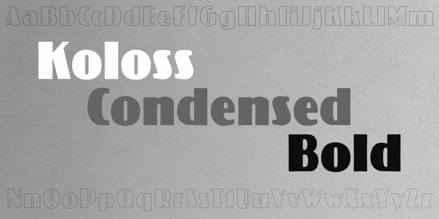 Font poster