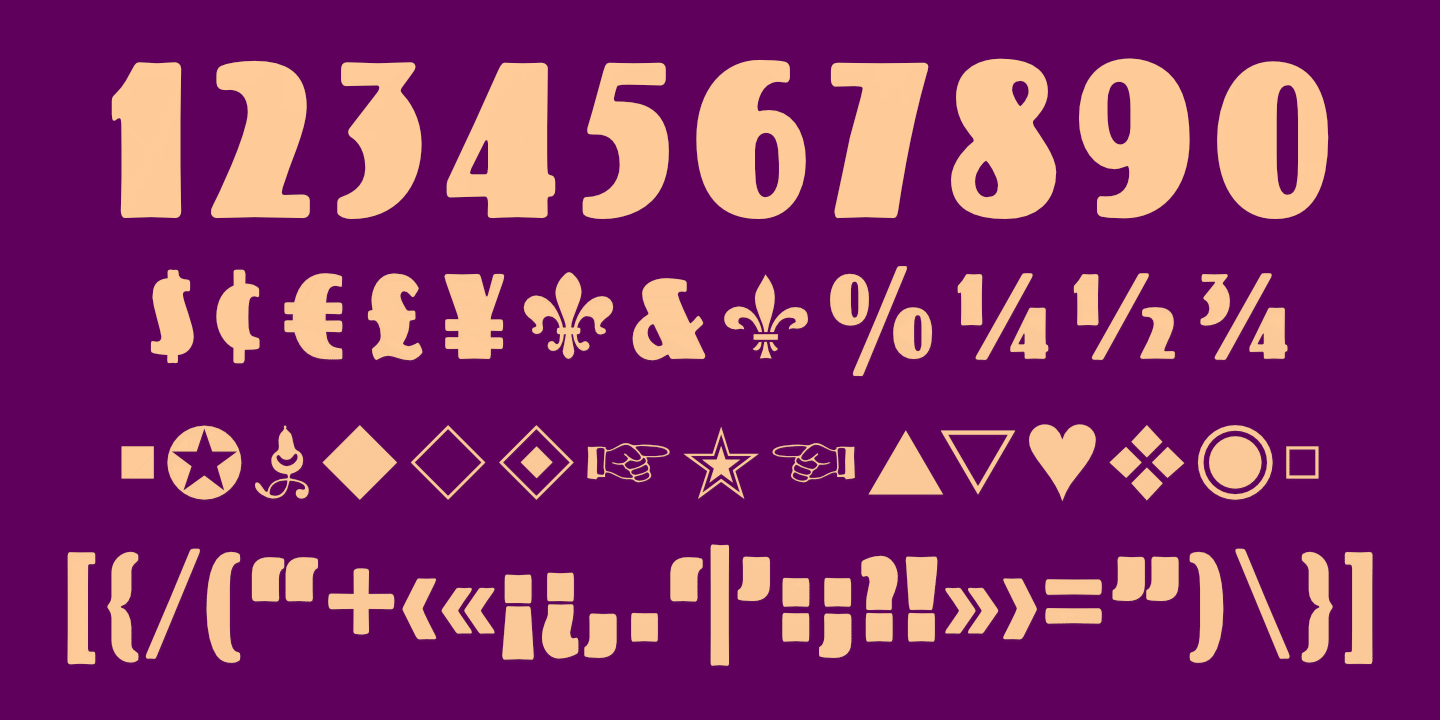 Numerals, Punctuation, etc.