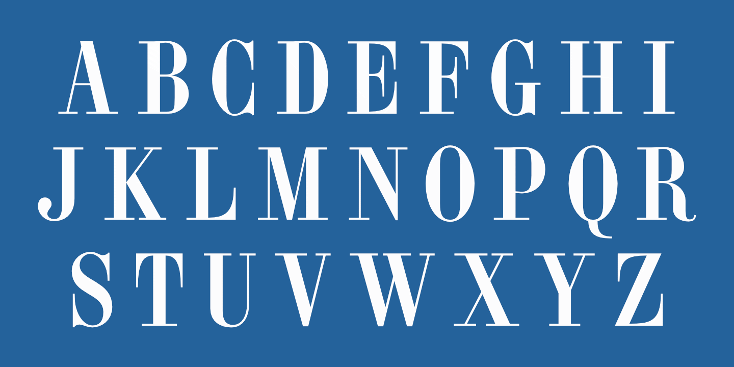 font poster