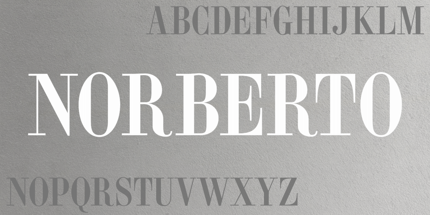 Font poster