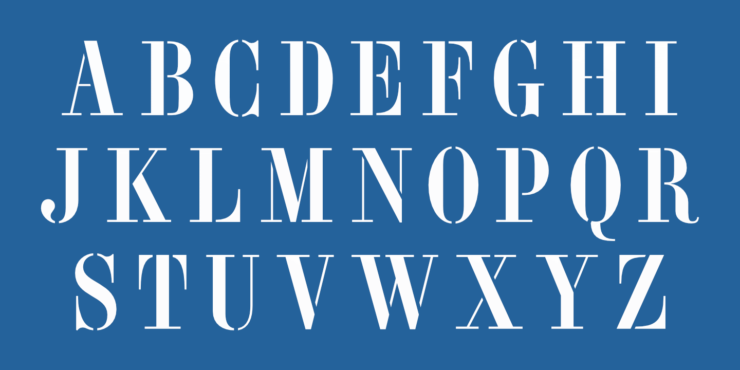 font poster