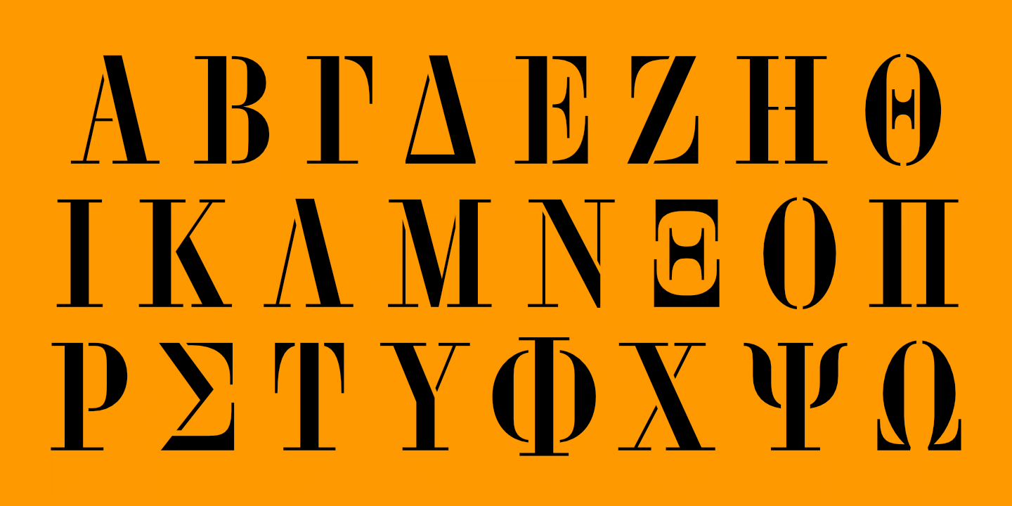 font poster