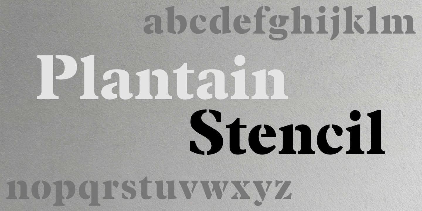 Font poster