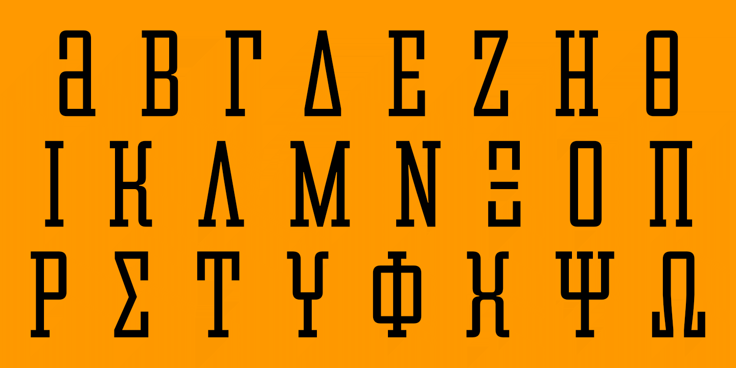 font poster
