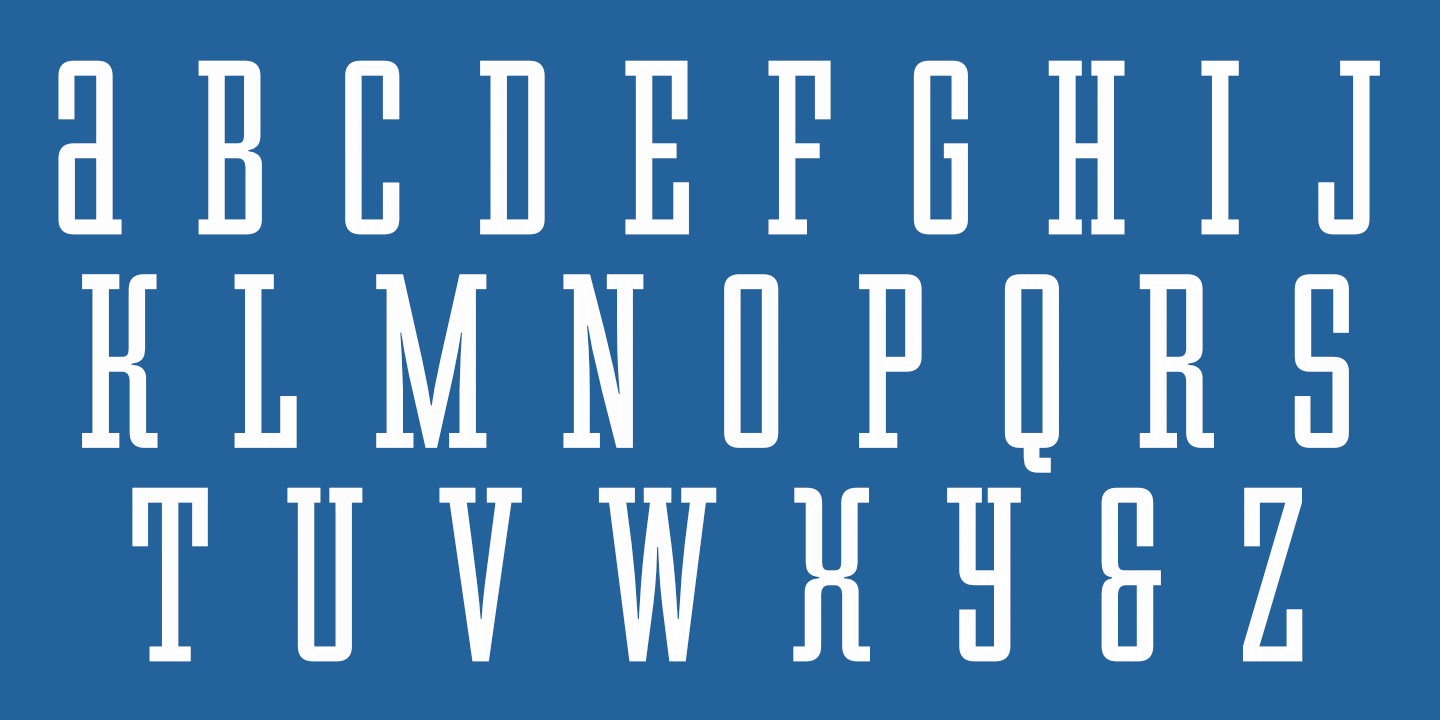 font poster