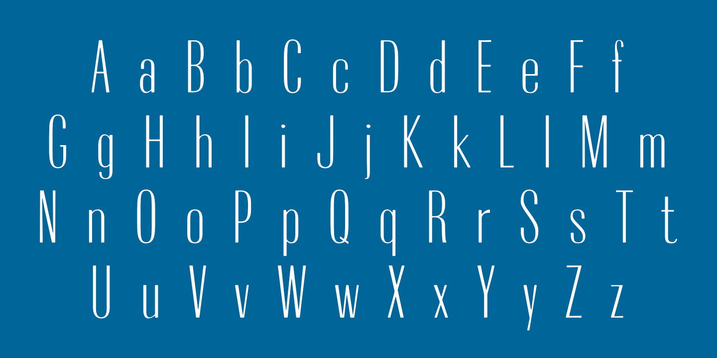 font poster