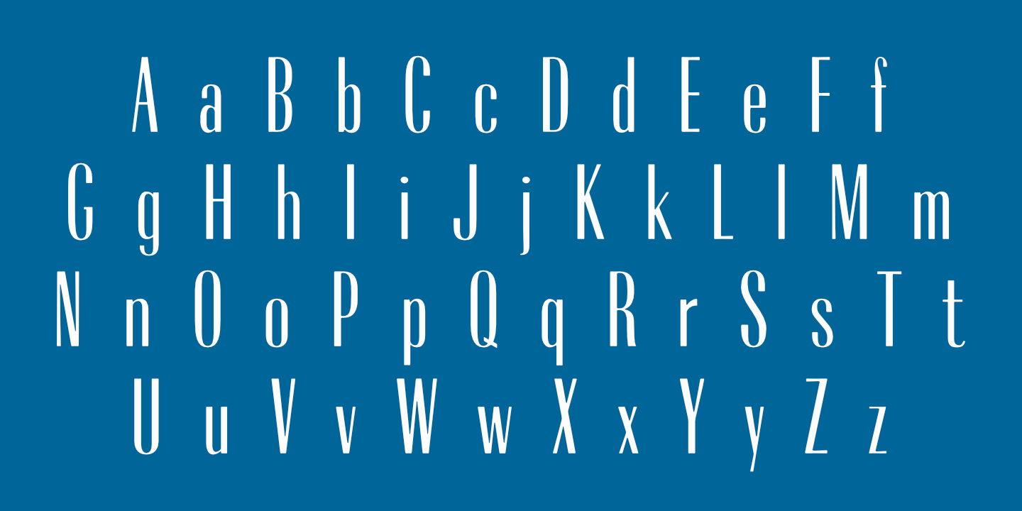 font poster