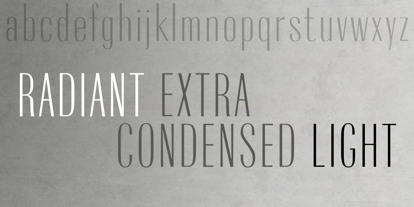 Font poster