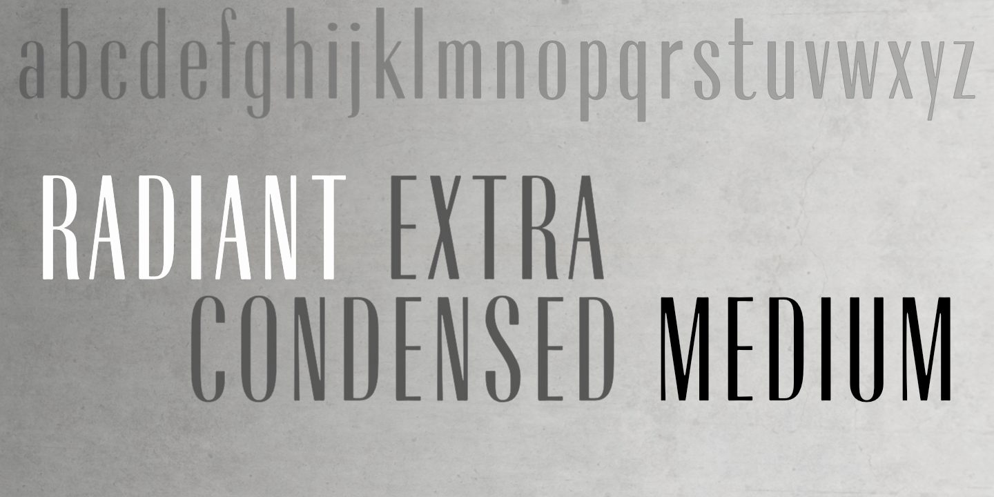Font poster