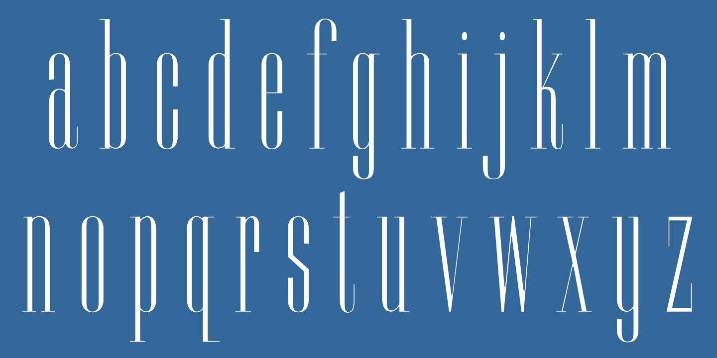 font poster