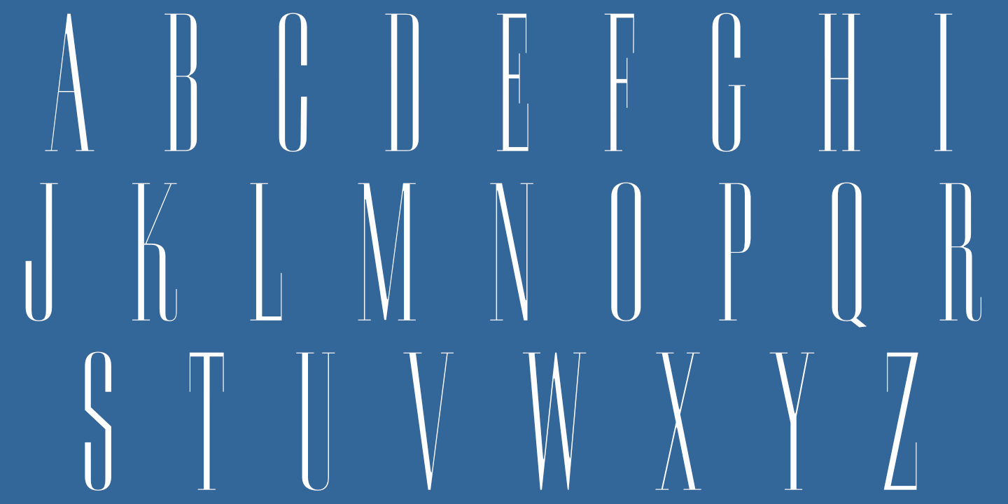 font poster