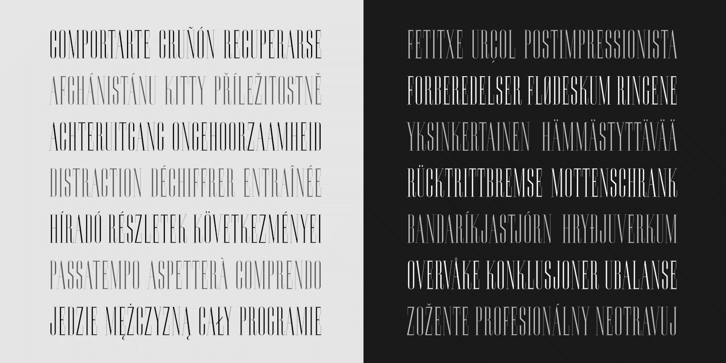 Stacked Text