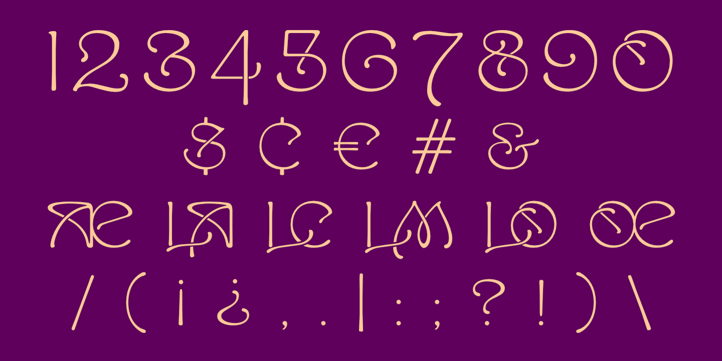Numerals, Punctuation, etc.