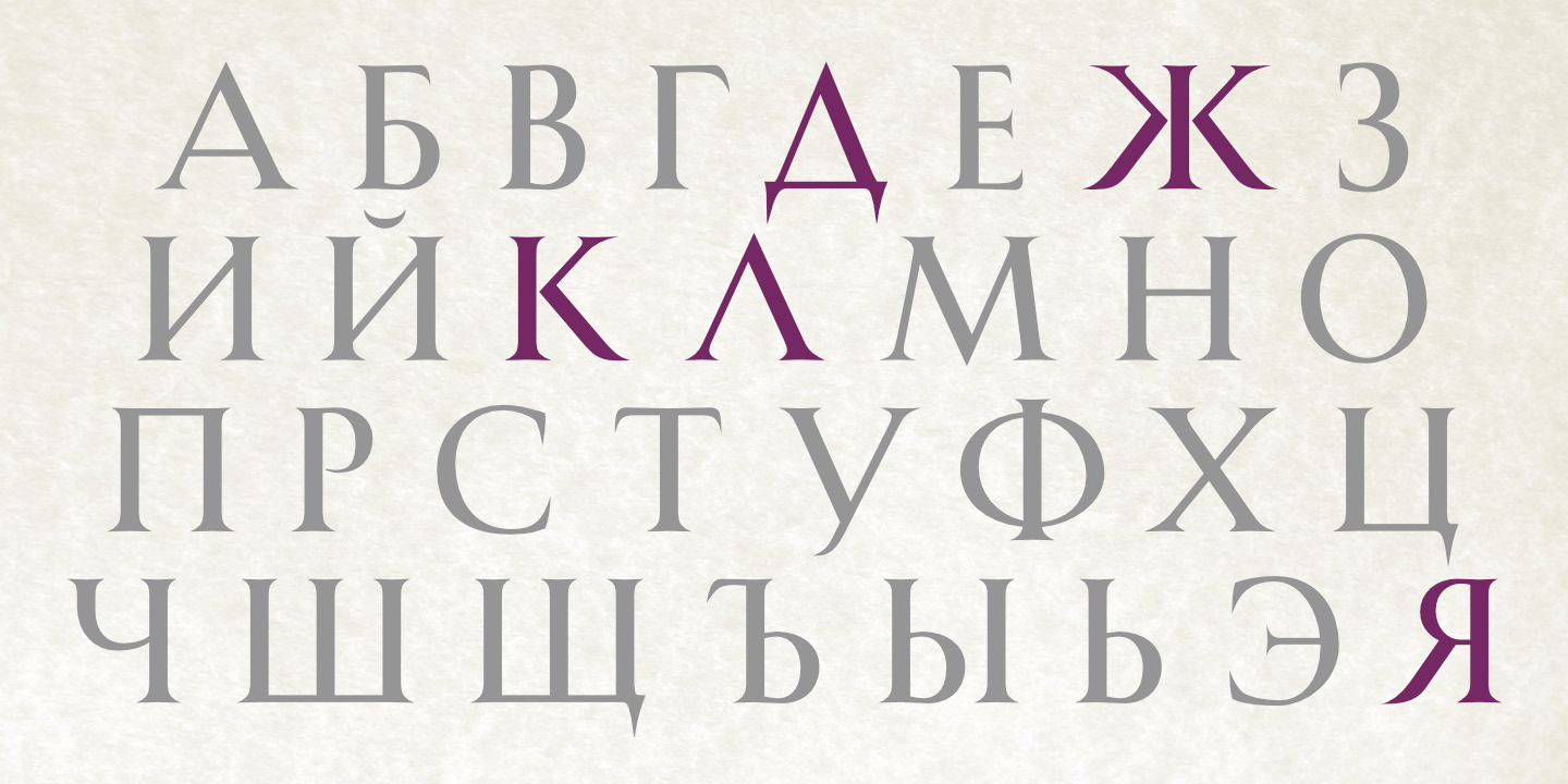 Font poster