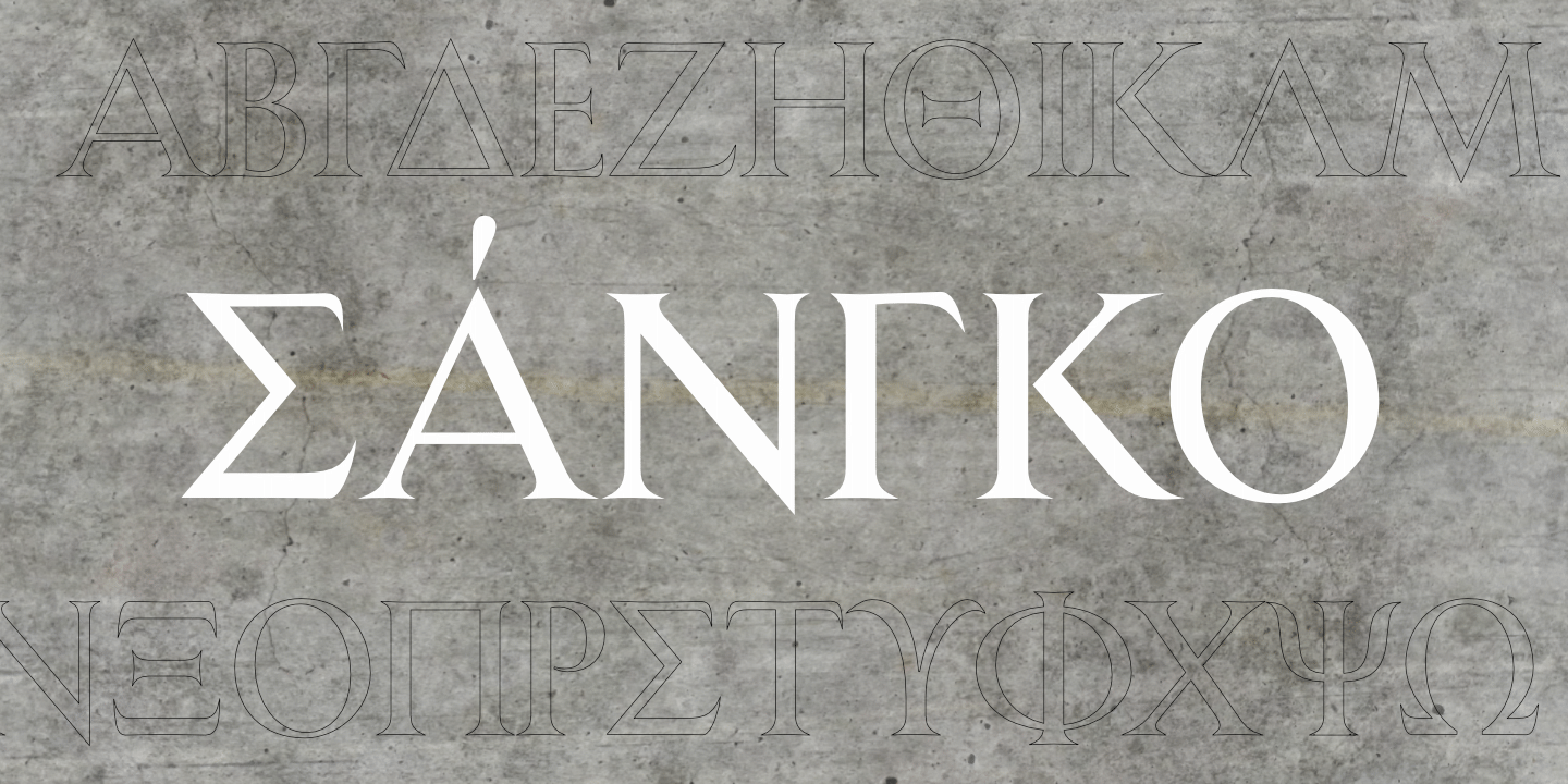 Click image to enlarge and for more information. Font poster