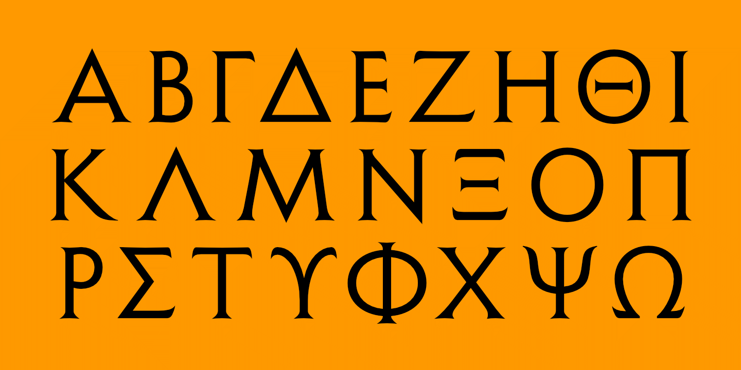 Greek Alphabet