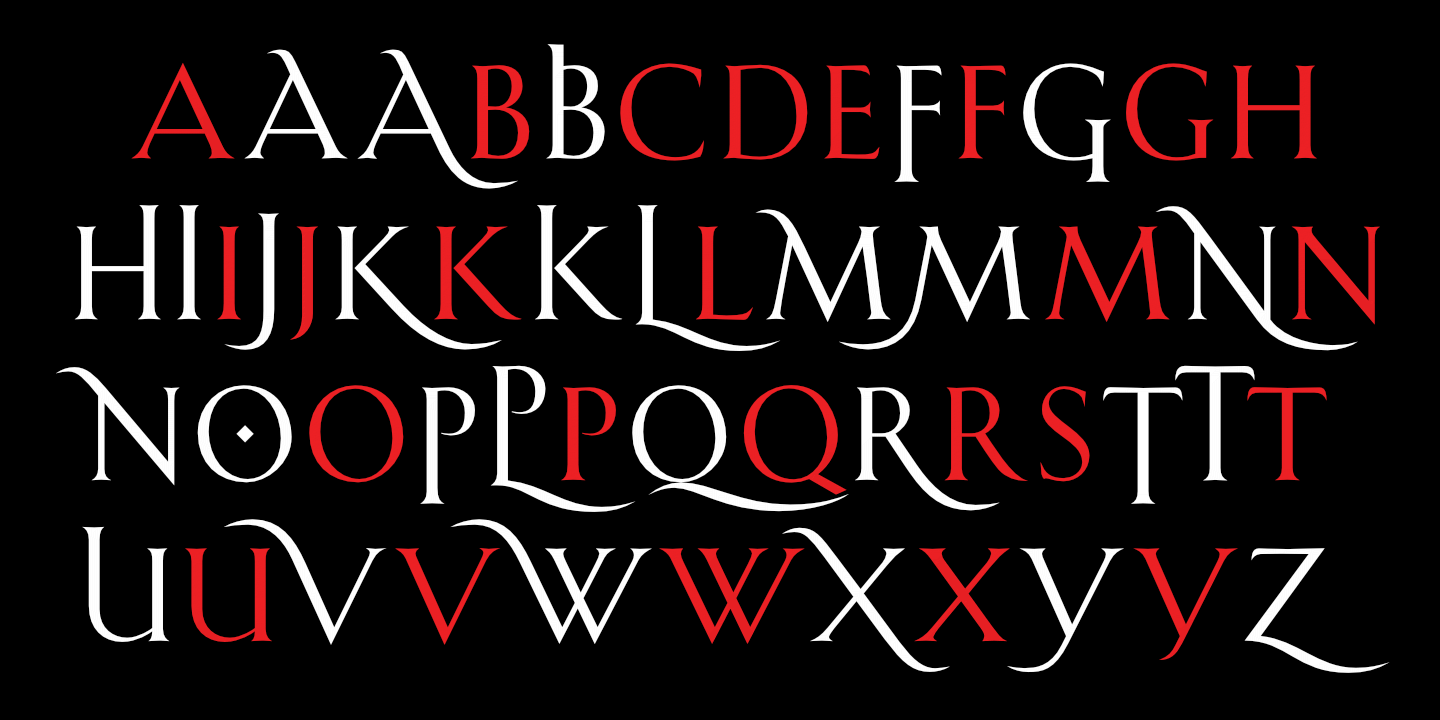 Font poster