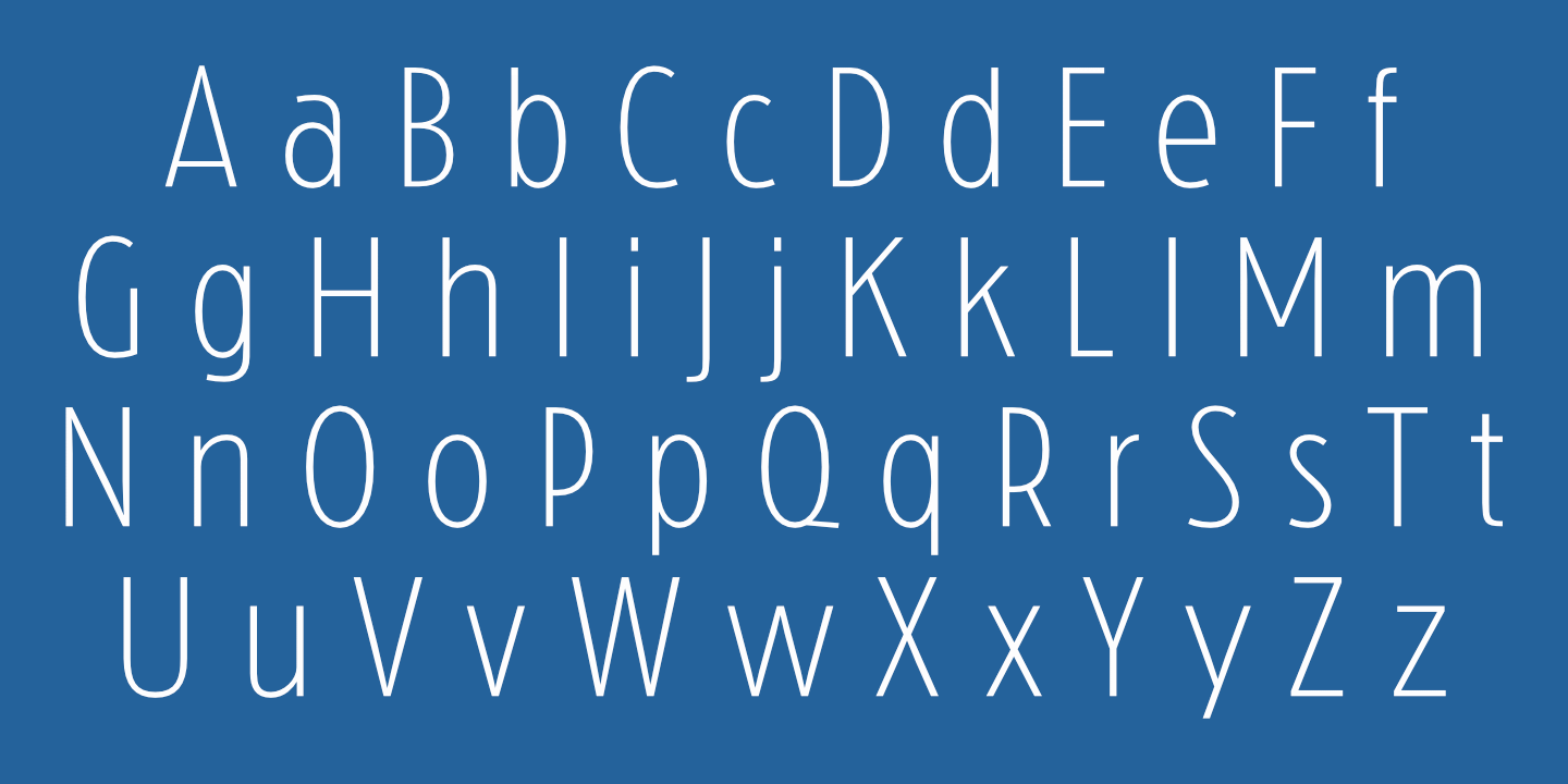 font poster