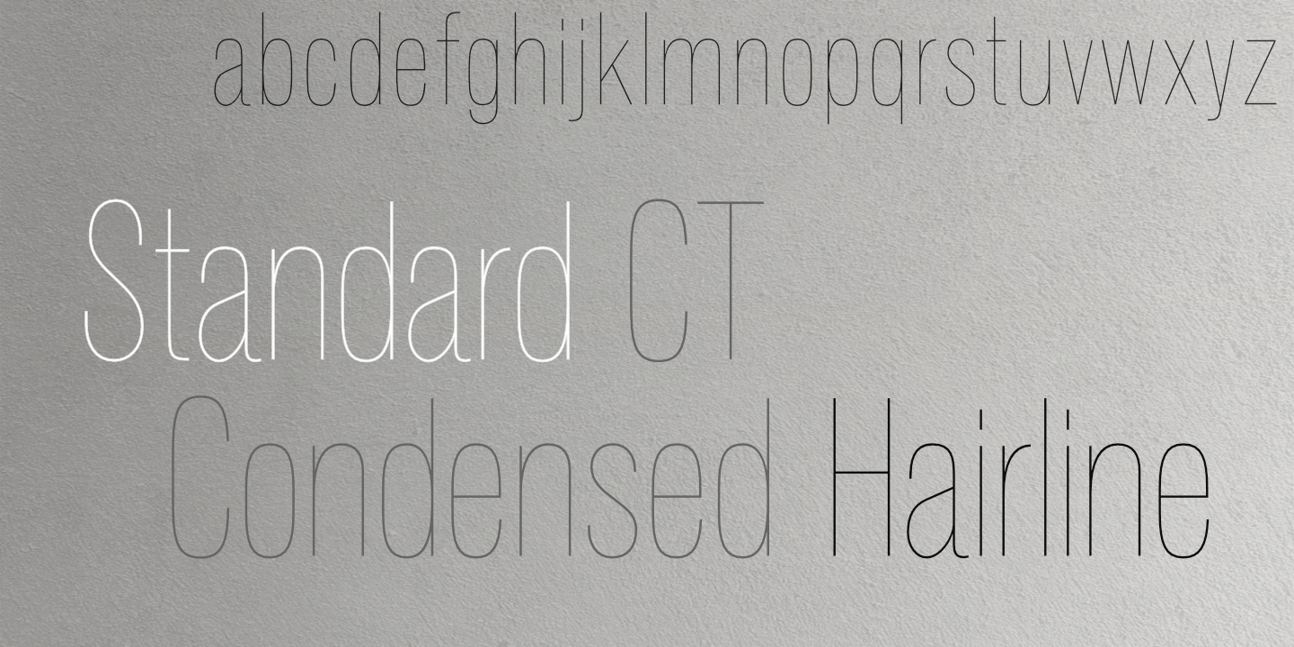 Font poster