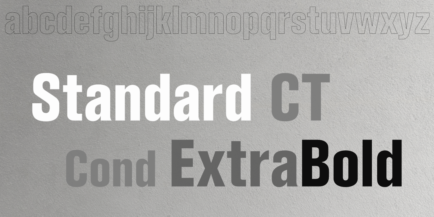 Font poster