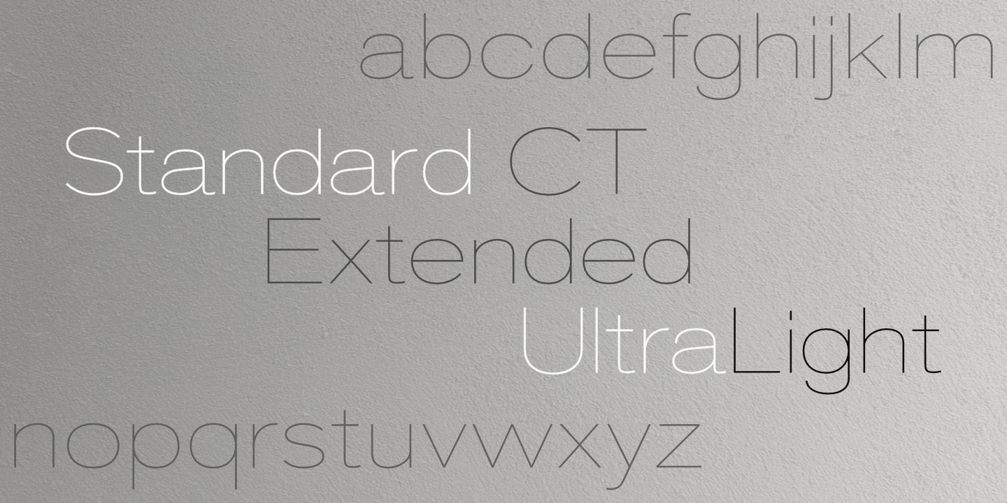 Font poster