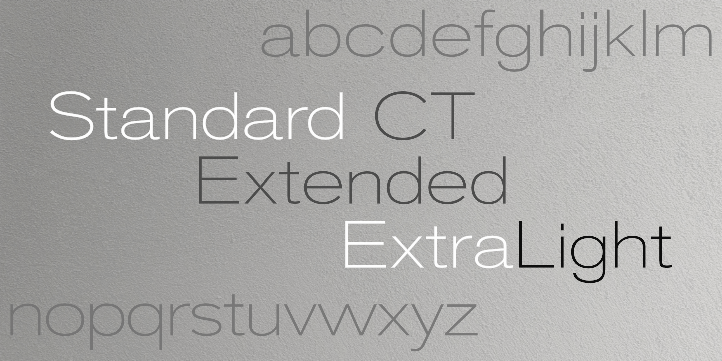 Font poster