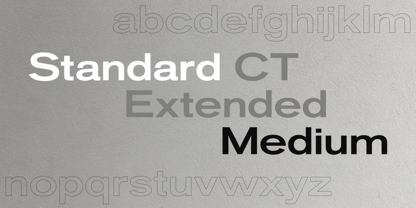 Font poster