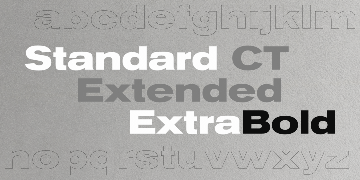 Font poster