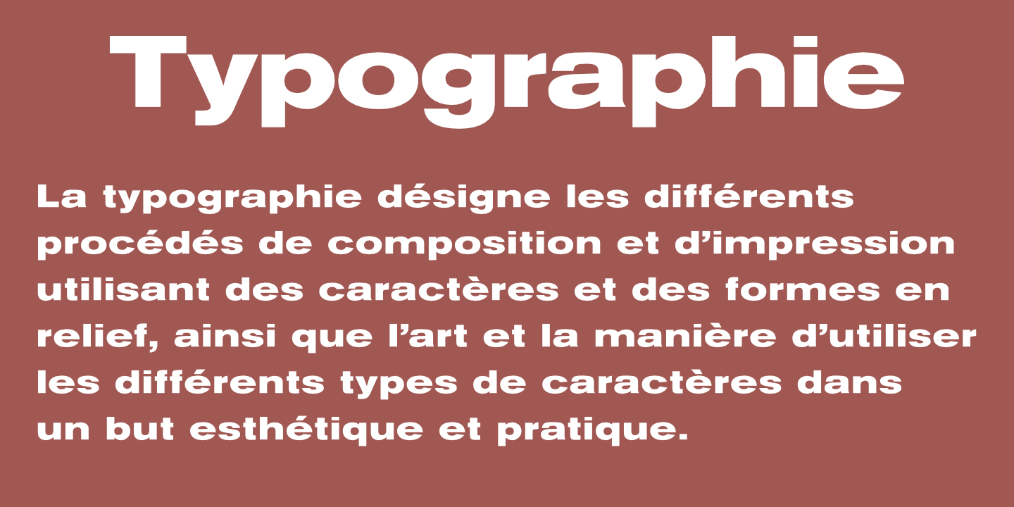 Typographie