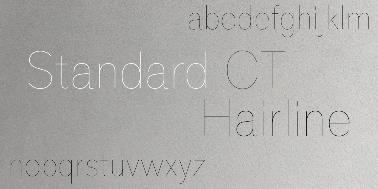 Font poster
