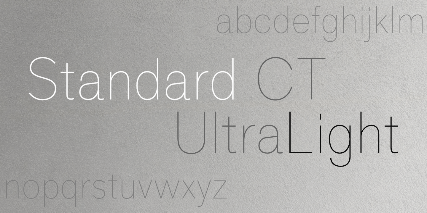 Font poster