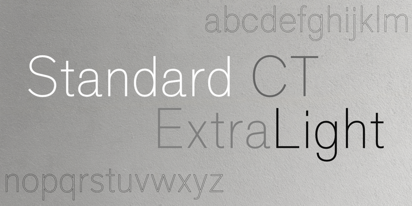 Font poster