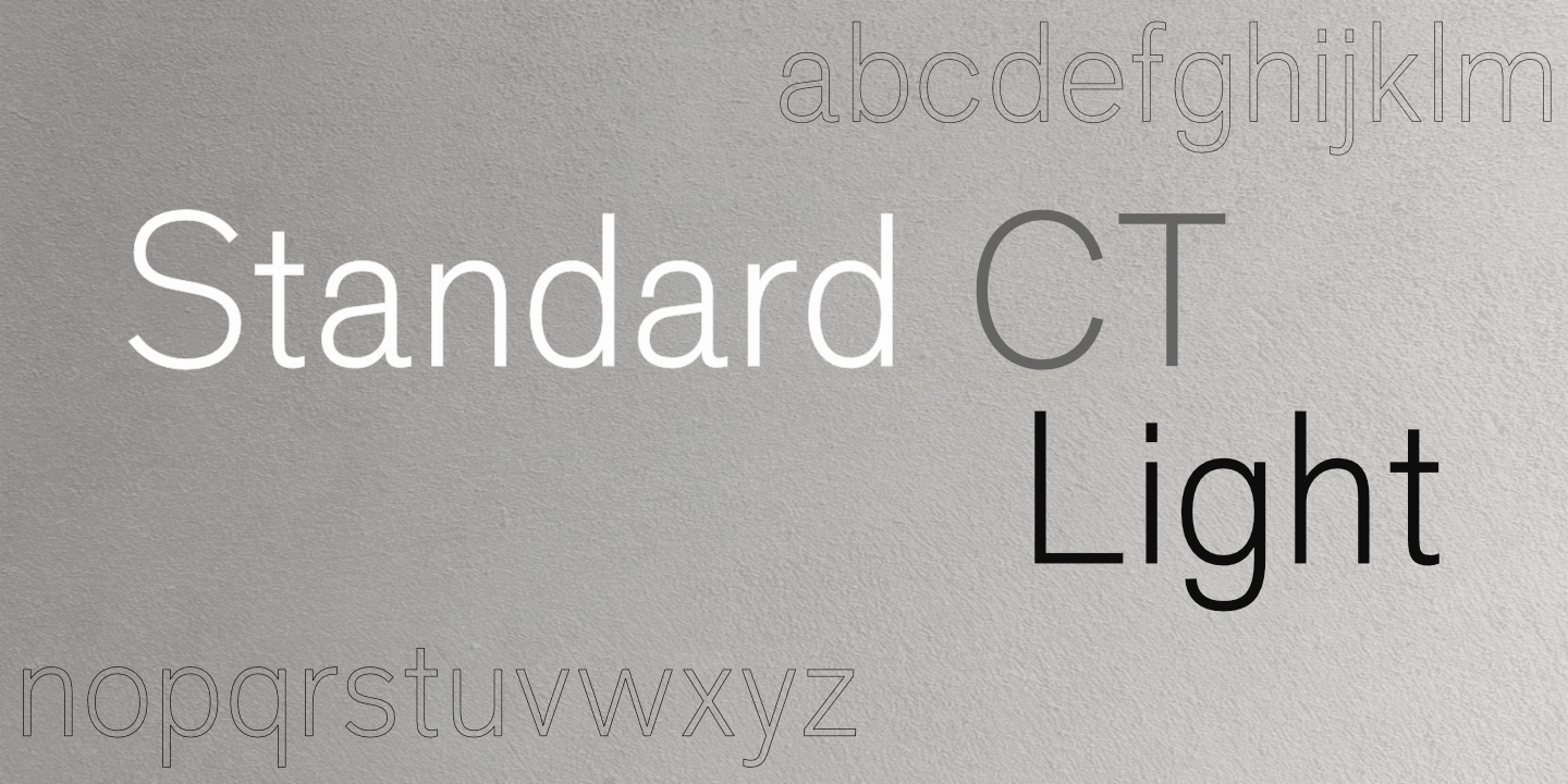Font poster